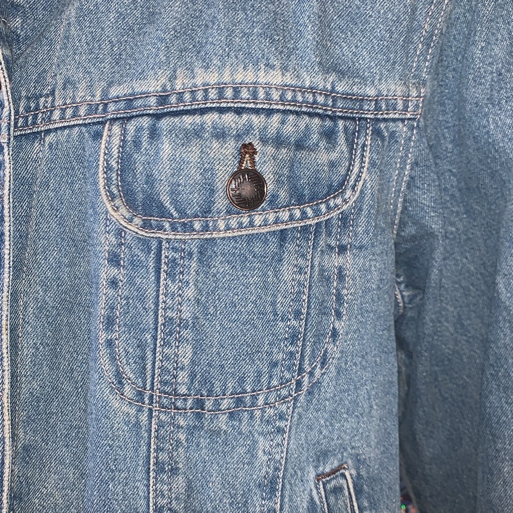 J. Jill Denim Out of the Blue Size PM Jean Jacket - Picture 3 of 12